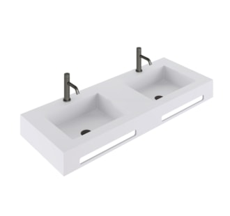 SILK DUO WASHBASIN WITH TOWEL HOLDER