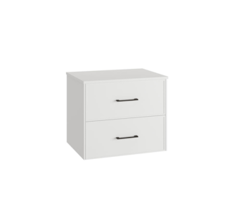 MÓVEL SUSPENSO 60CM 2G PUX PRETO C/ TAMPO