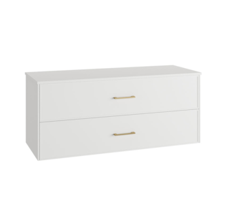 MÓVEL SUSPENSO 120CM 2G PUX OURO C/ TAMPO