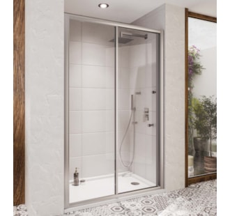 FRONTAL DE DUCHE 1 PORTA + 1 FIXO VIDRO TEMPERADO 4MM