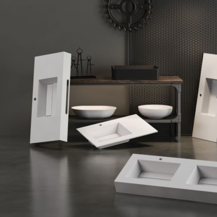 Descubra o Solid Surface da CTESI: precisão, estética e durabilidade para projetos de arquitetura e design.