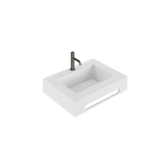 LAVABO RIME LEFT CON ABA Y TOALLERO