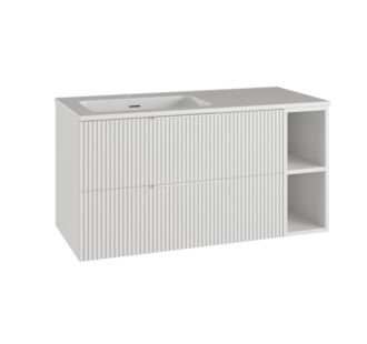 MUEBLE IGNIS (1 ESTANTE) C0N LAVABO MANG BLANCO