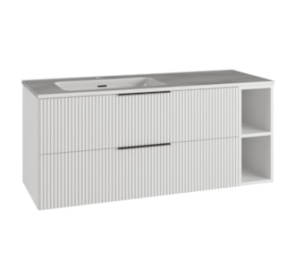 MUEBLE IGNIS (1 ESTANTE) C0N LAVABO MANG NEGRO