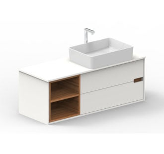 DOMUS MÓVEL LP 120 2G+1PT (40+80) DIR BRANCO/CEREJO