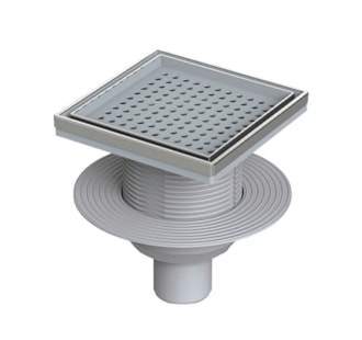 SQUARE SIPHON VERTICALE PLANCHER POUR CARRELAGE