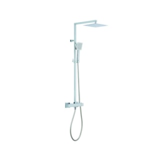 COLUNA DE DUCHE TERMOSTÁTICA PLANE SQUARE C/DESVIADOR INTEGRADO