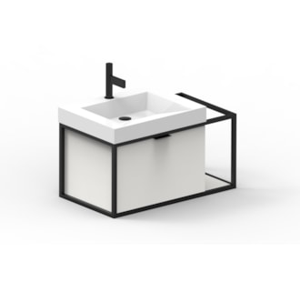 MEUBLE POUR LAVABO ICE 80 1T1P - LAVABO ICE 60