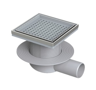 SQUARE SIFÃO CHÃO HORIZONTAL P/ CERÂMICA