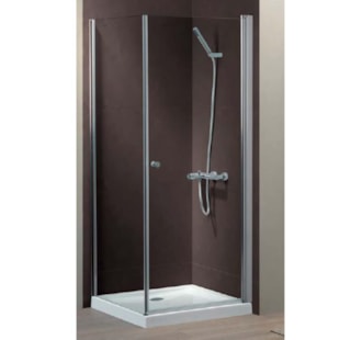EOLO FRONTAL DUCHE 1P +1L 70x70 CR/TRANSPARENTE